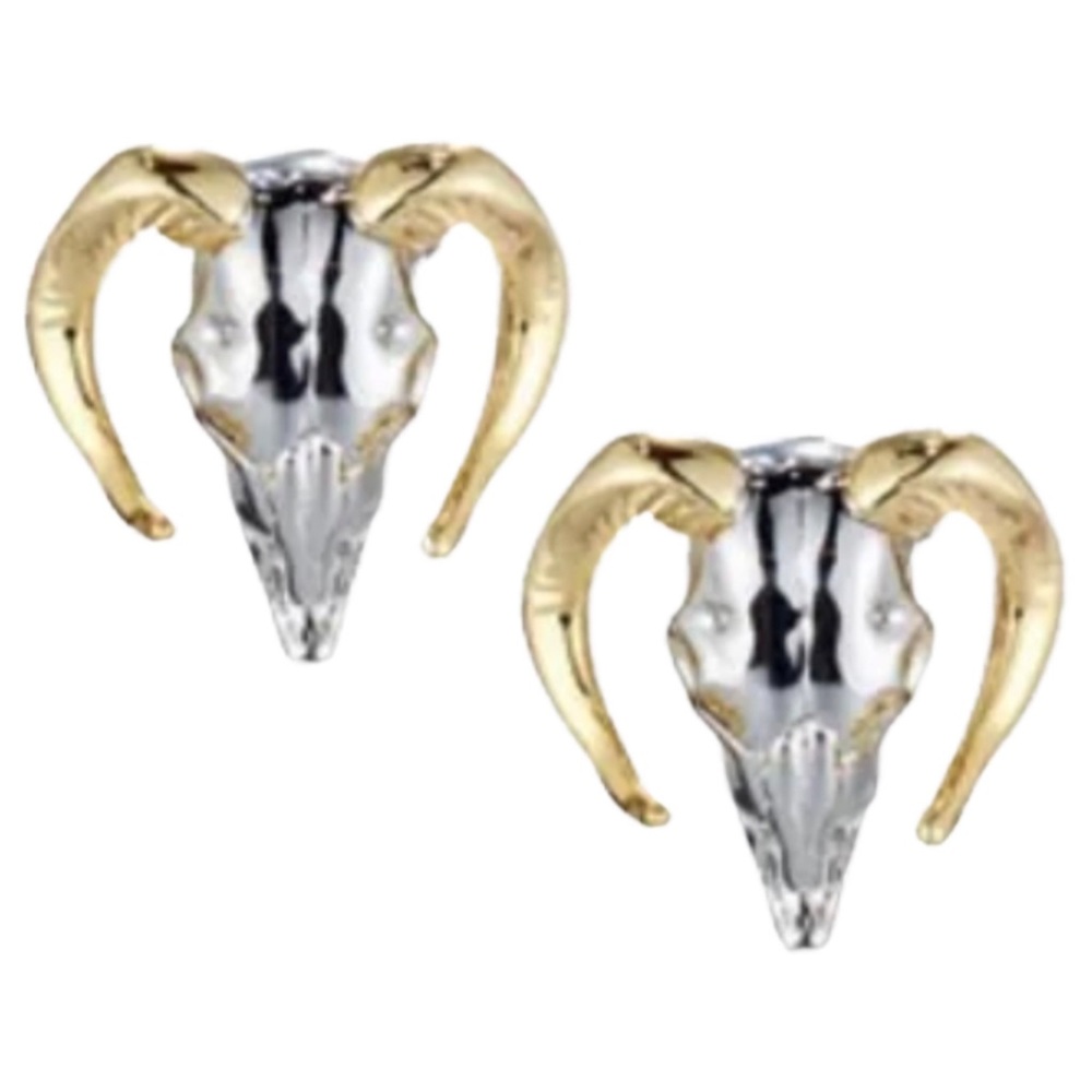 ALEXIS BITTAR • Horned Ram Earrings